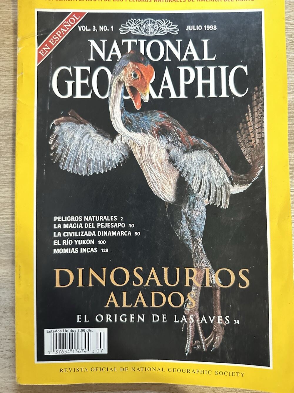 National Geographic Magazine Español Vol 3 #1 July 1998